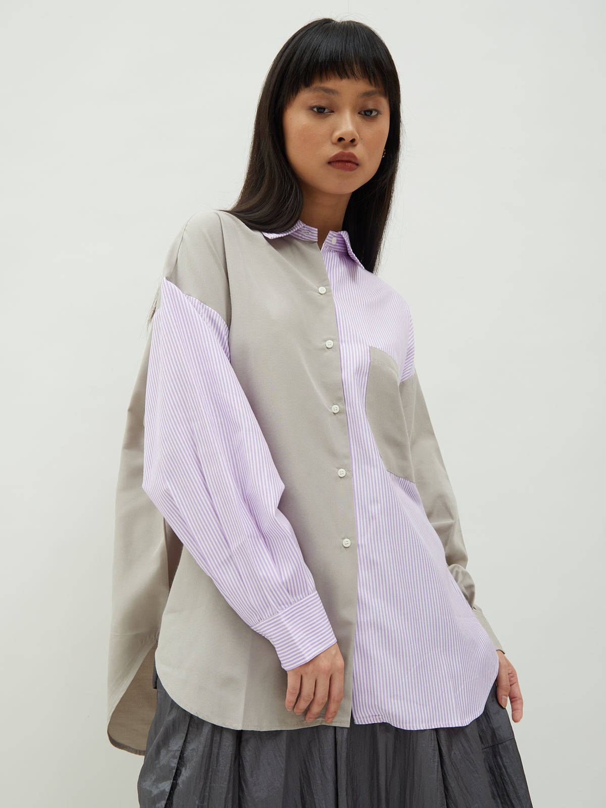 Calista Twotone Shirt