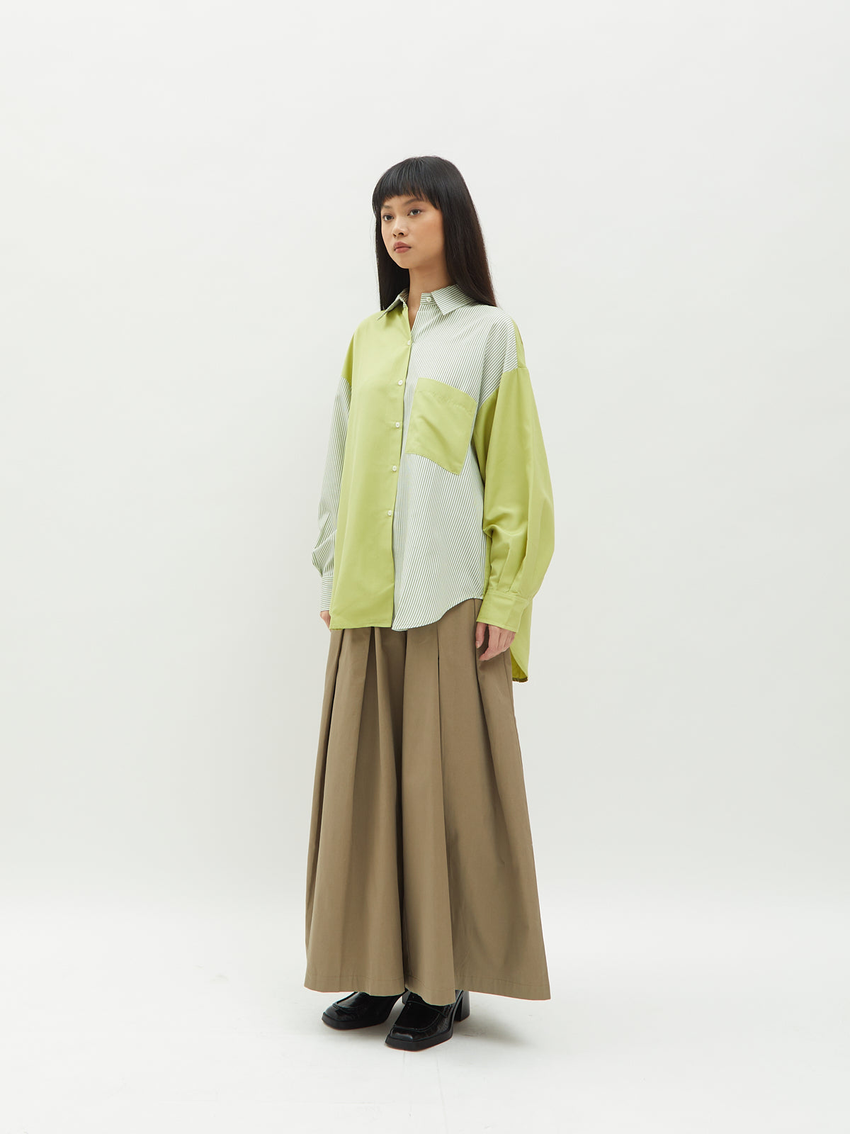 Calista Twotone Shirt