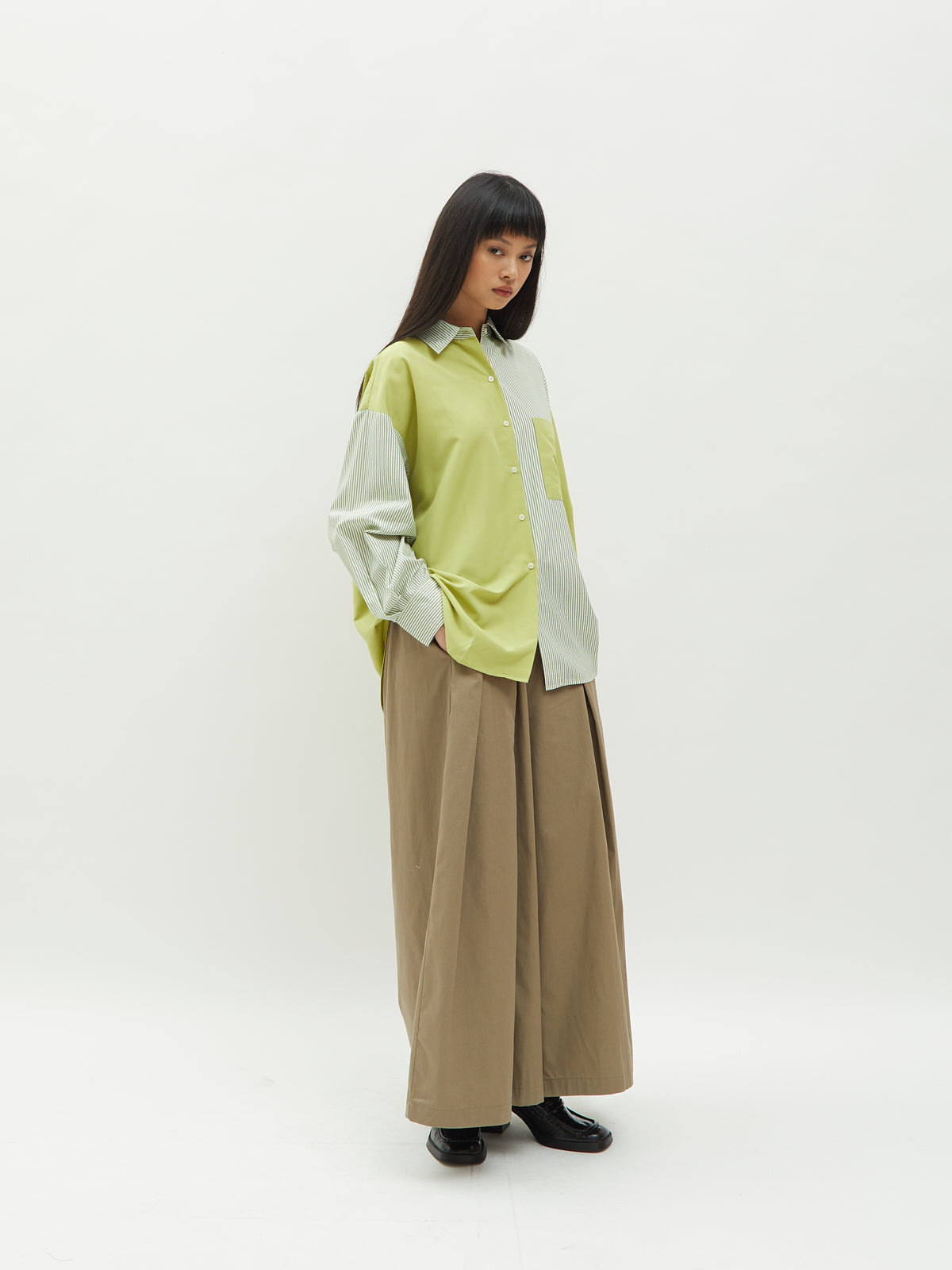 Calista Twotone Shirt