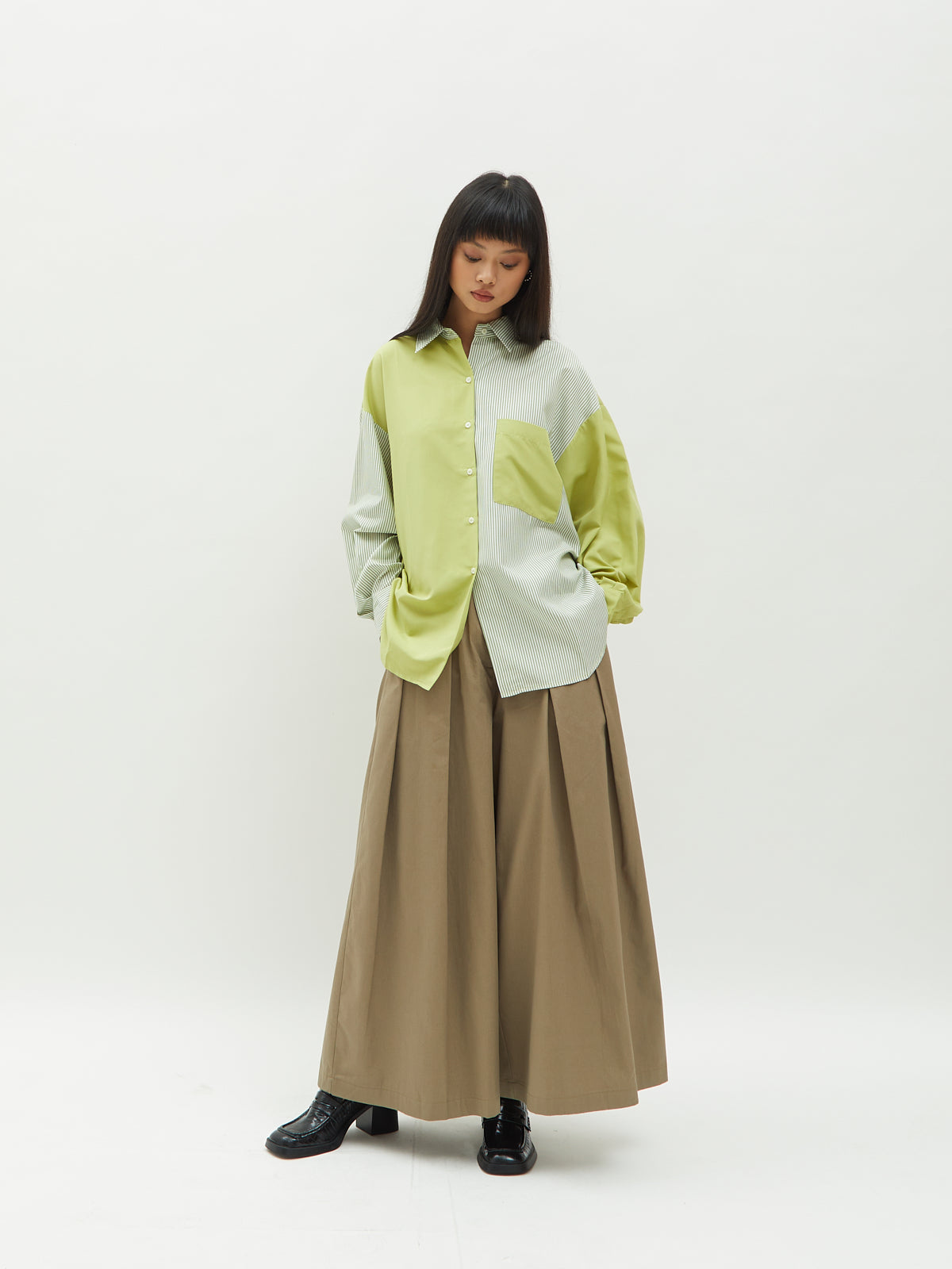 Calista Twotone Shirt