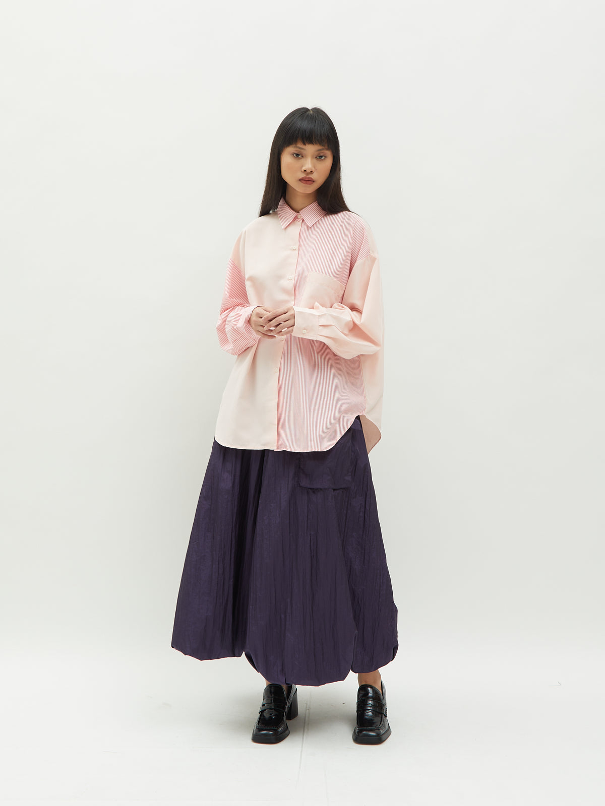 Calista Twotone Shirt