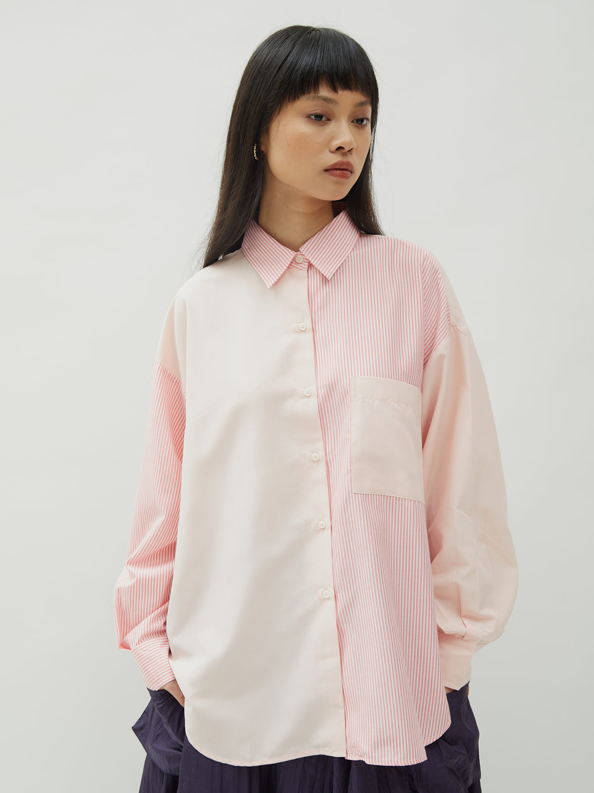 Calista Twotone Shirt