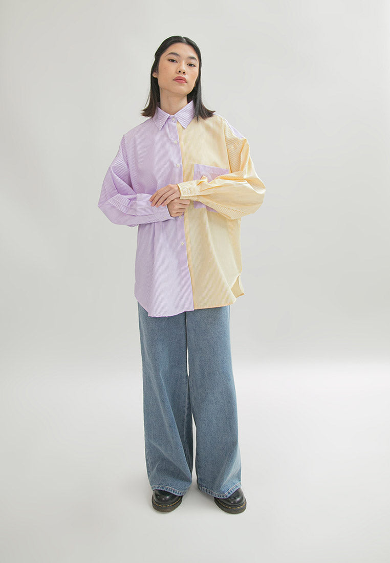 Calista Twotone Shirt