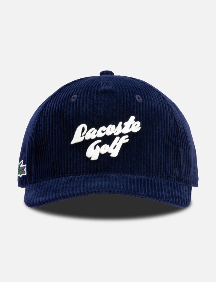Men's Embroidered Corduroy Golf Cap