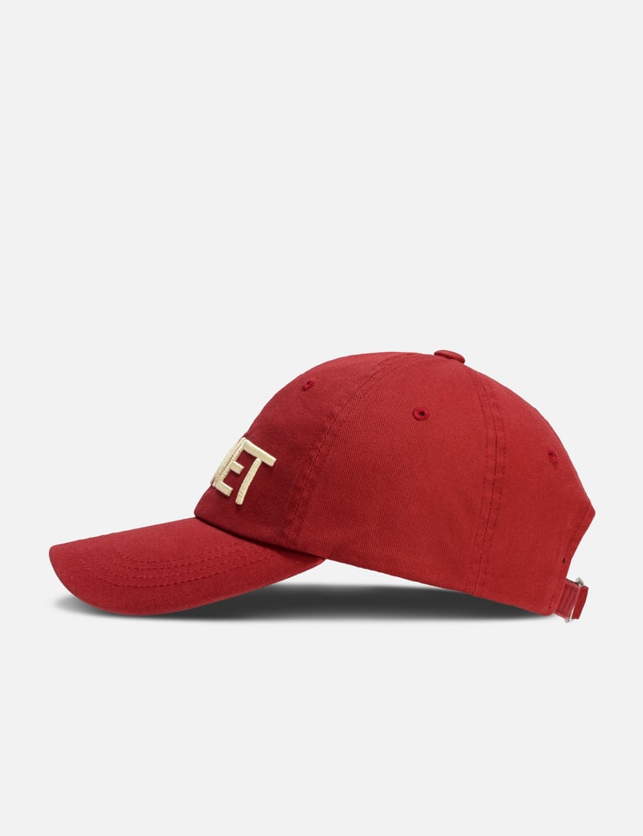 DEINET Washed Logo Cap Burgundy