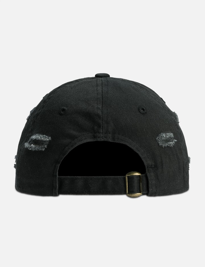 Black Hanging Button Cap