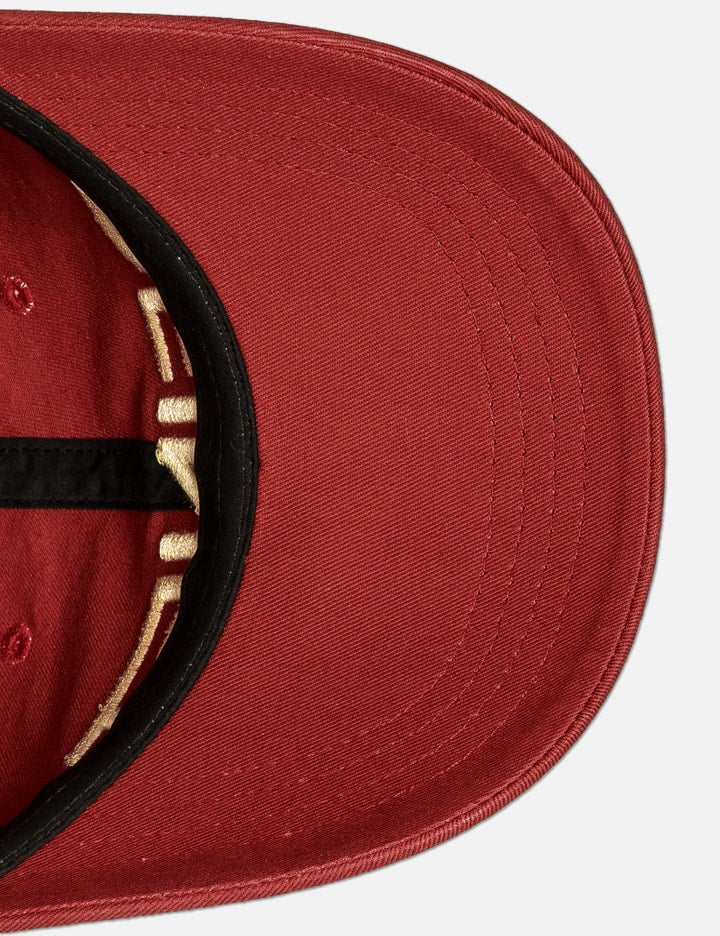 DEINET Washed Logo Cap Burgundy