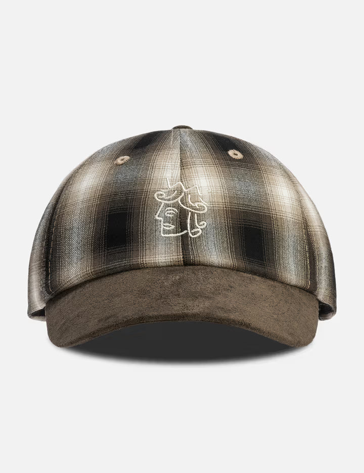 Plaid Queenhead Logo Cap