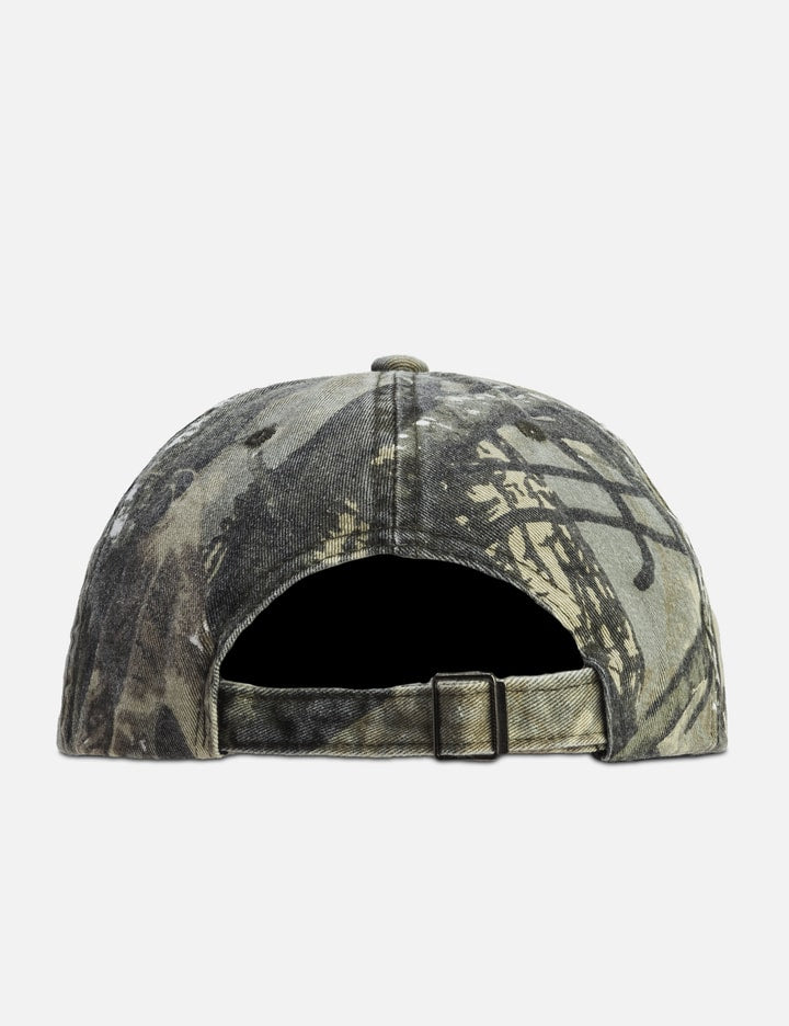 "Aly Distressed Logo Tree Camo" Washed Cap