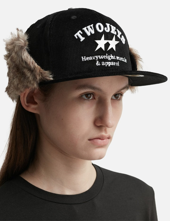 TwoJeys x New Era 59Fifty Downflap Corduroy Black