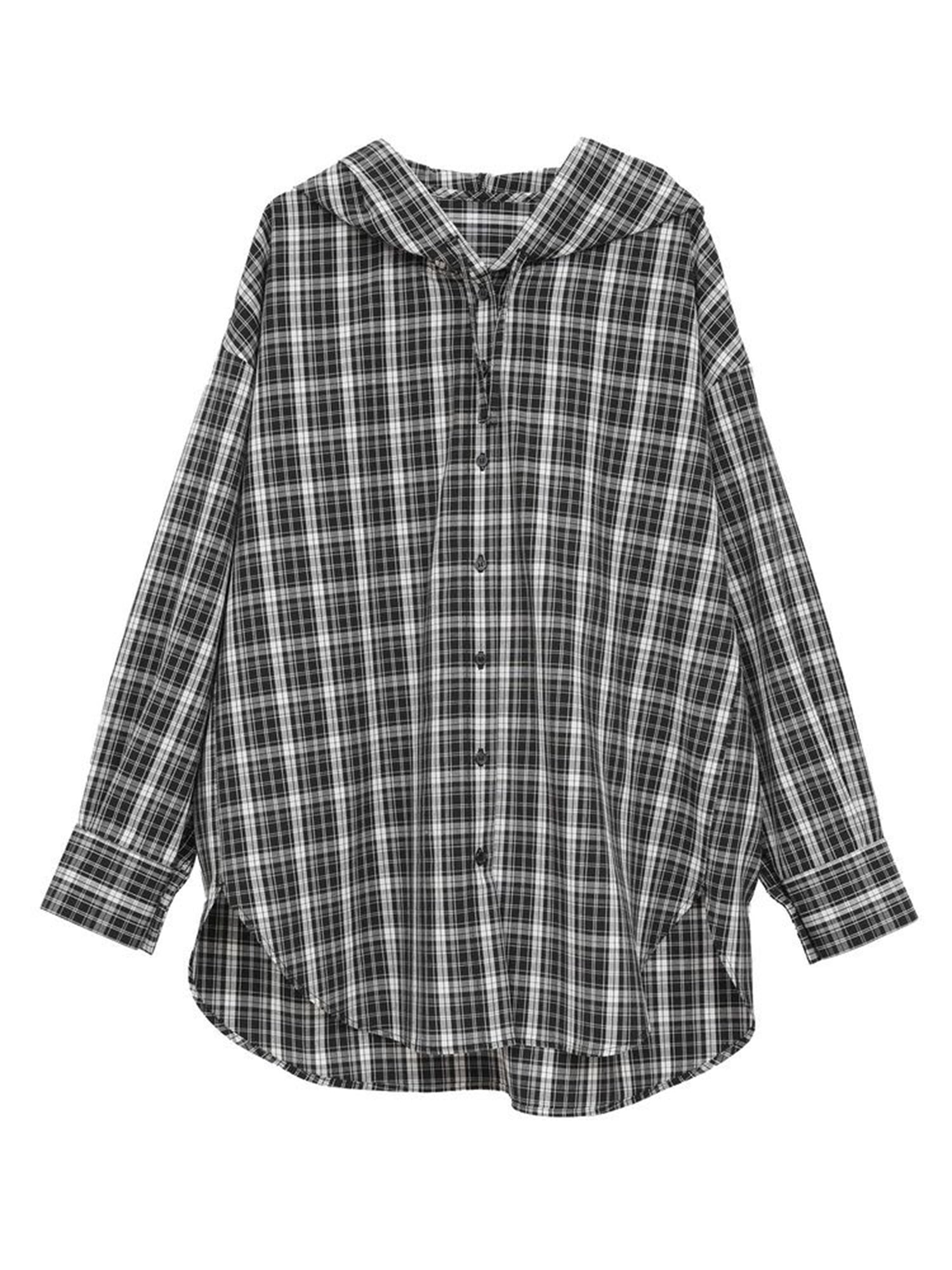 Chiaki Hoodie Check Shirt