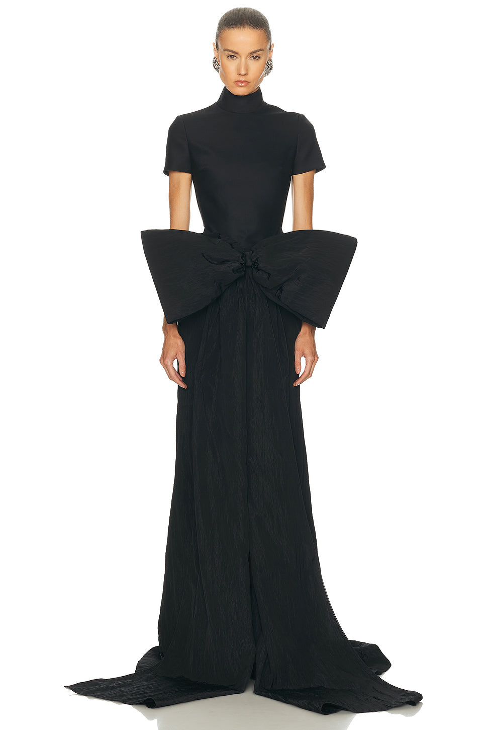 Oversized Bow Detail Gown
