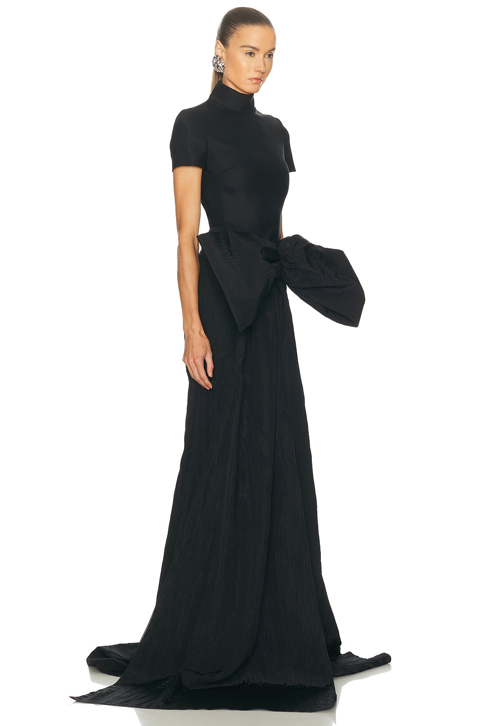 Oversized Bow Detail Gown