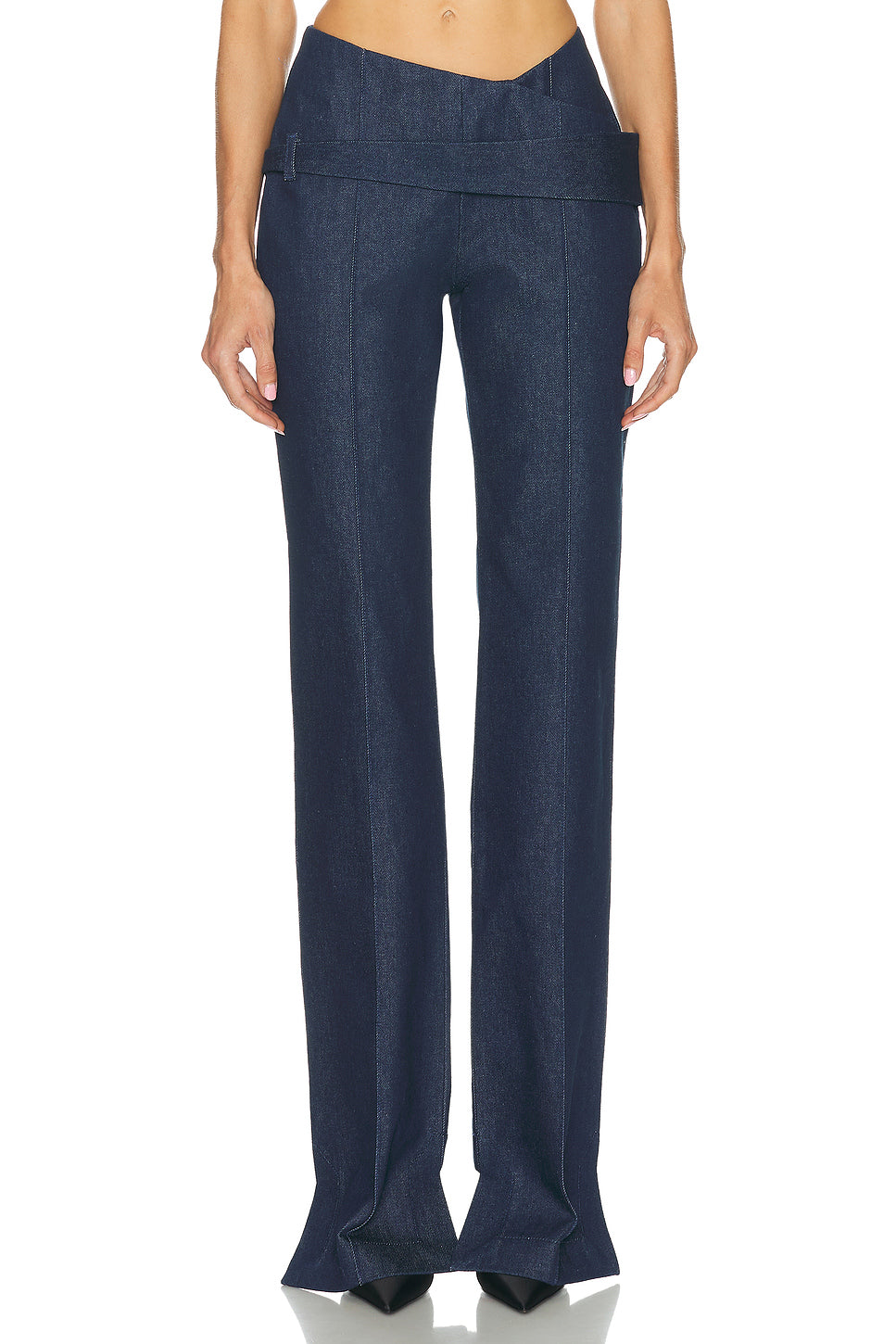 Asymmetric Waist Trouser