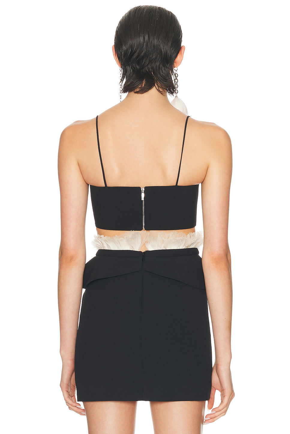 Ruffle & Feather Balconette Bra Top