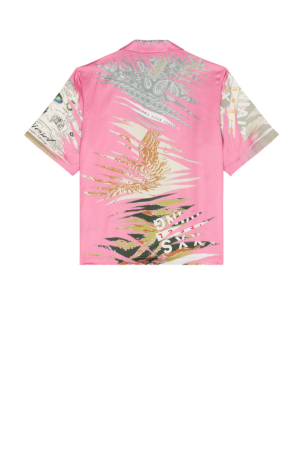 Printed Button Up Shirt