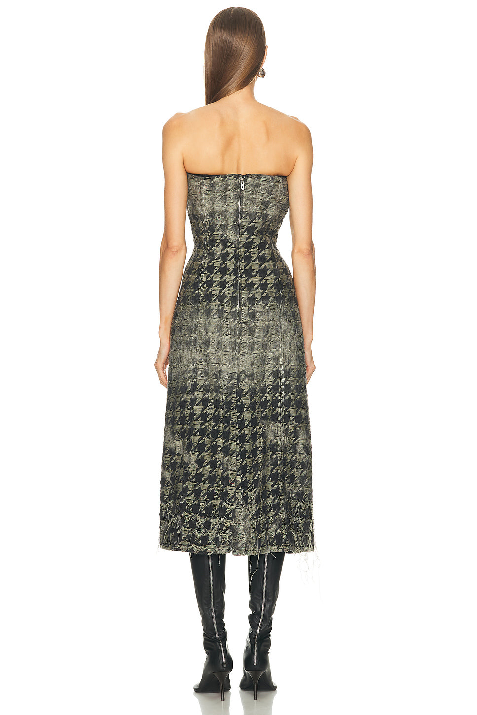 Strapless Midi Dress