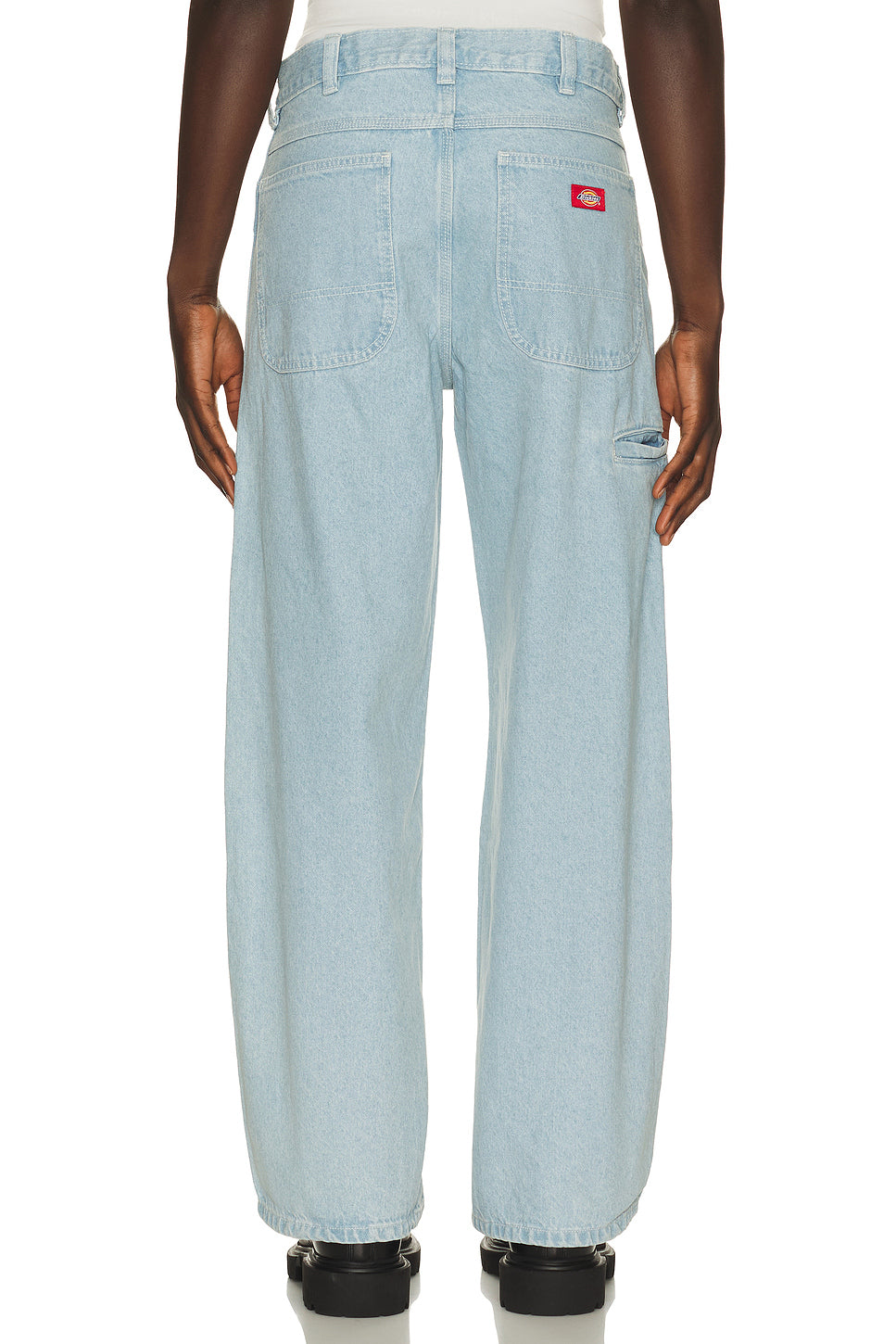 Loose Straight Double Knee Jean