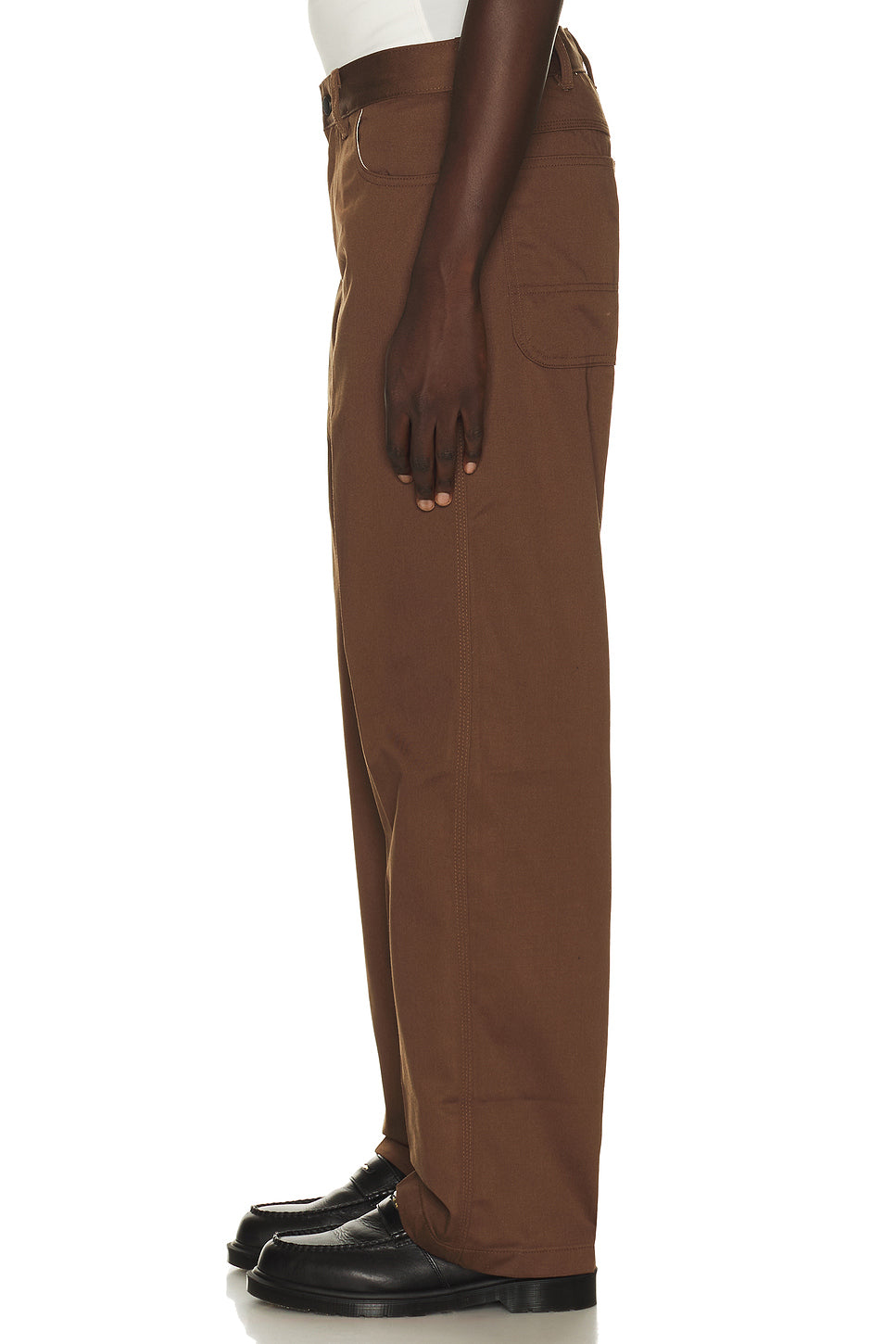 Loose Straight Twill Pant