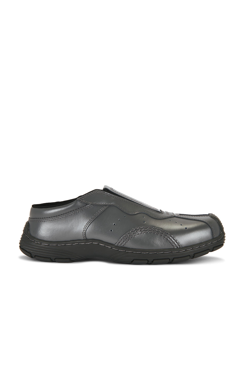 Satin Finish Leather Aurix Mule