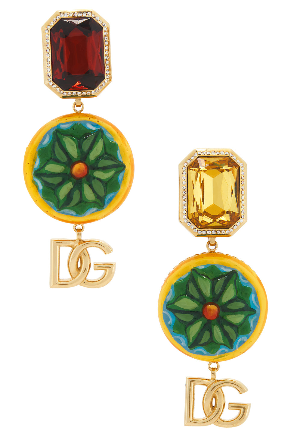 Logo Drop Earrings