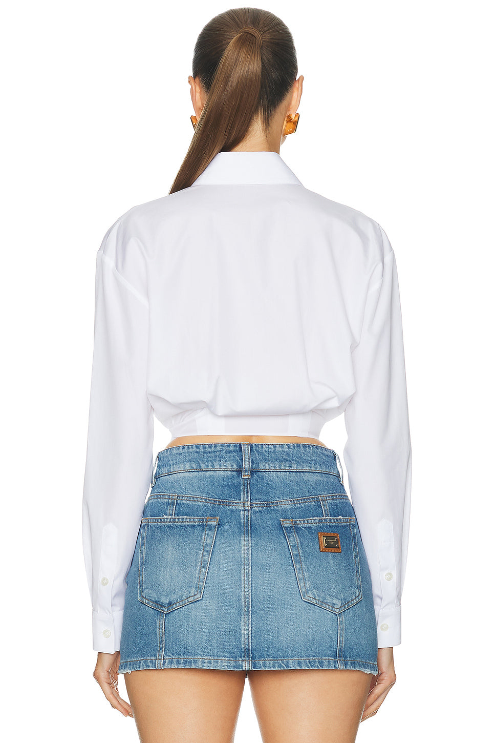 Poplin Button Up Top