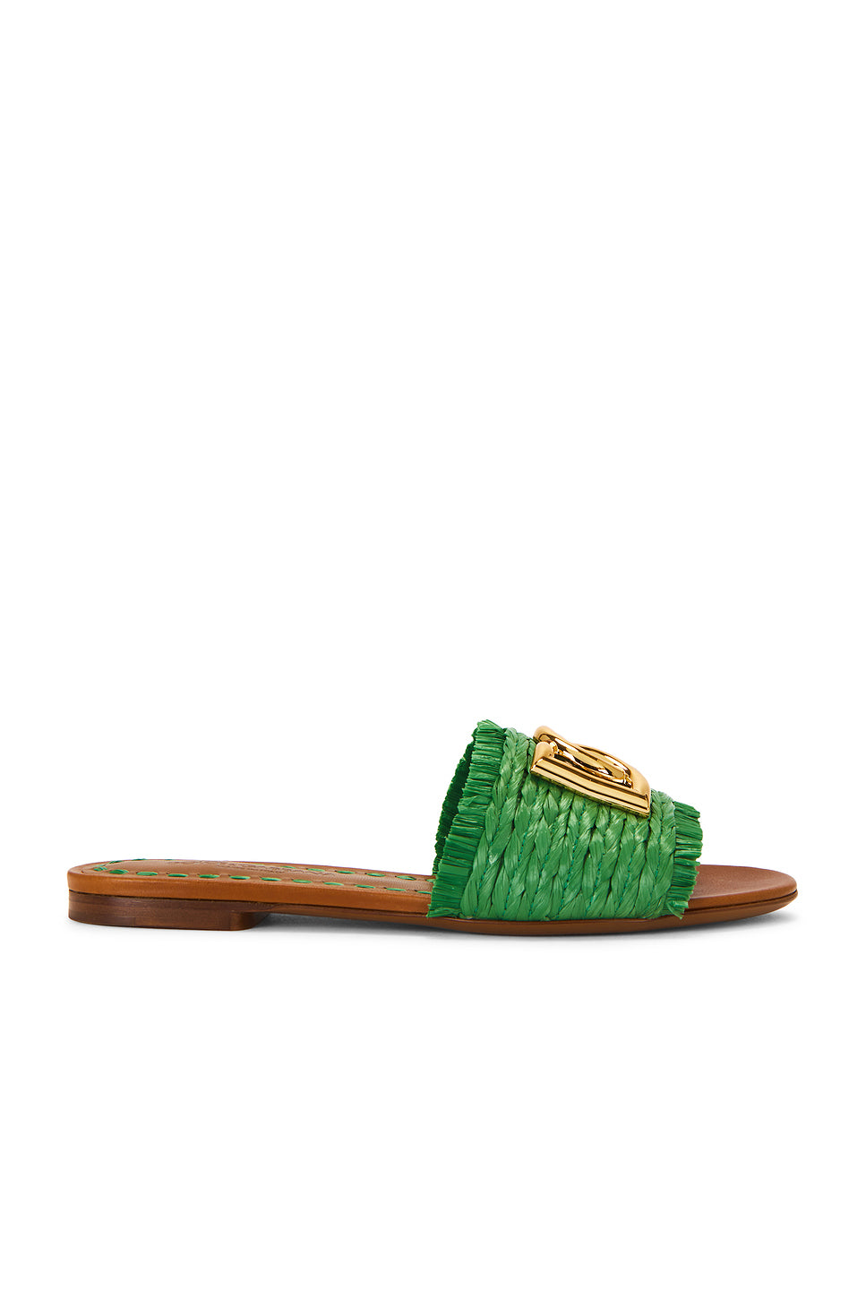 Raffia Flat Slide