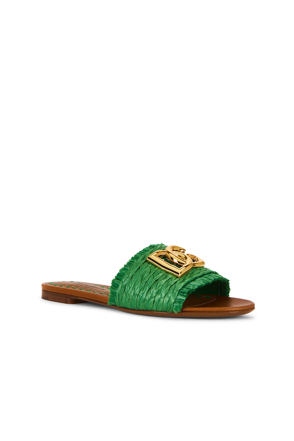 Raffia Flat Slide