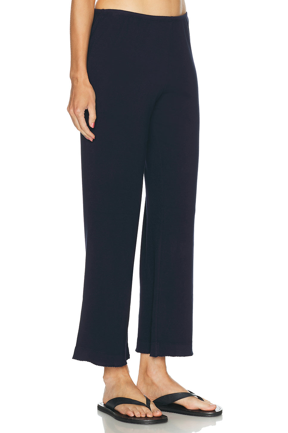 The Baby Rib Scallop Pant