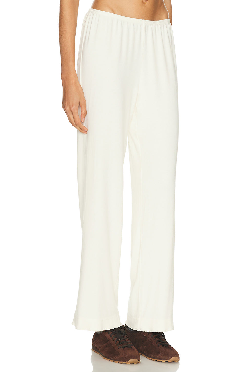 The Baby Rib Scallop Pant