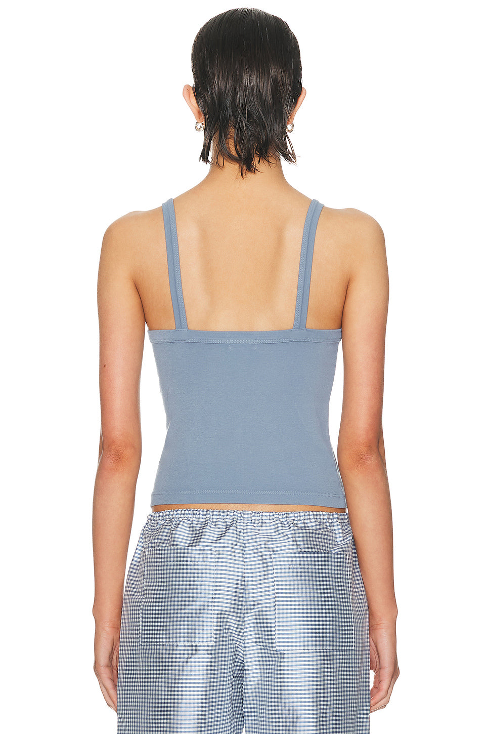 The Baby Rib Square Neck Tank Top