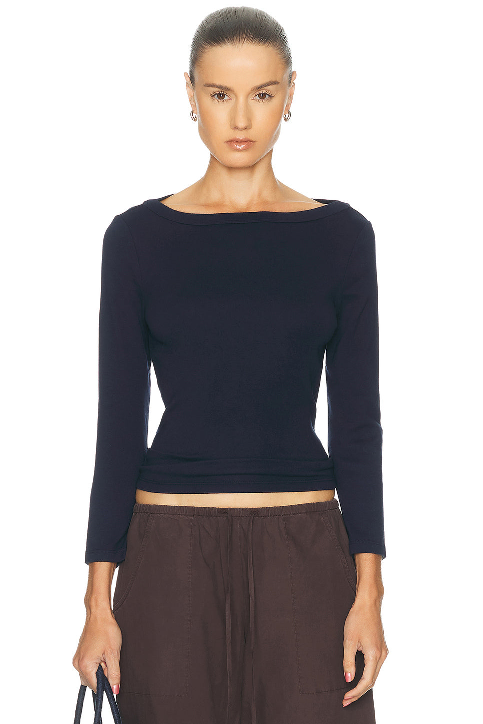 The Baby Rib Boatneck Top