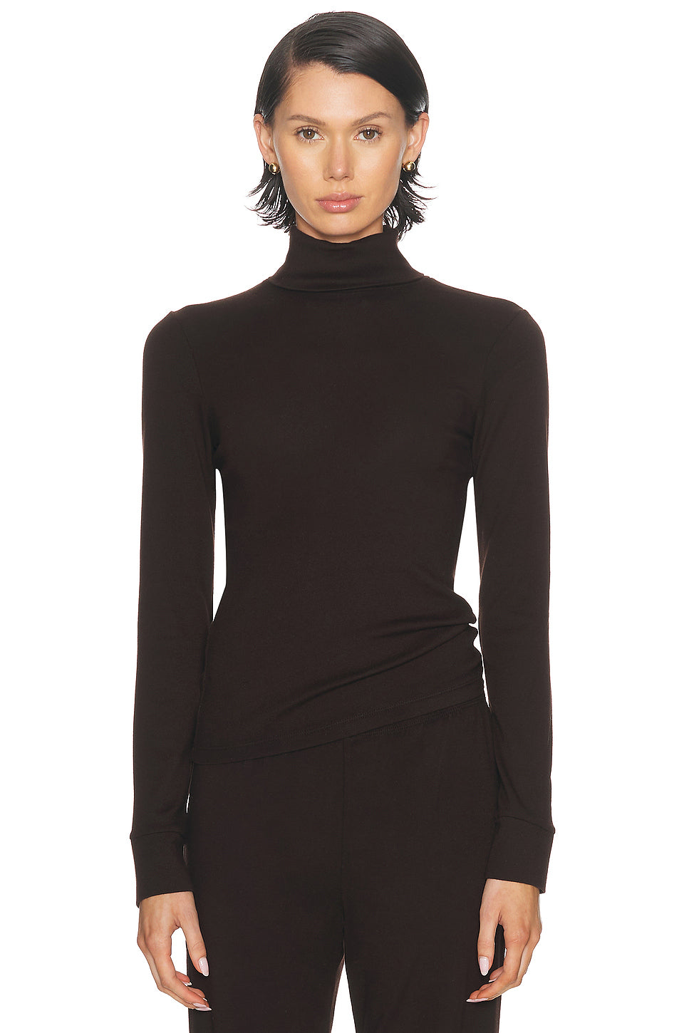 The Baby Rib Turtleneck Top