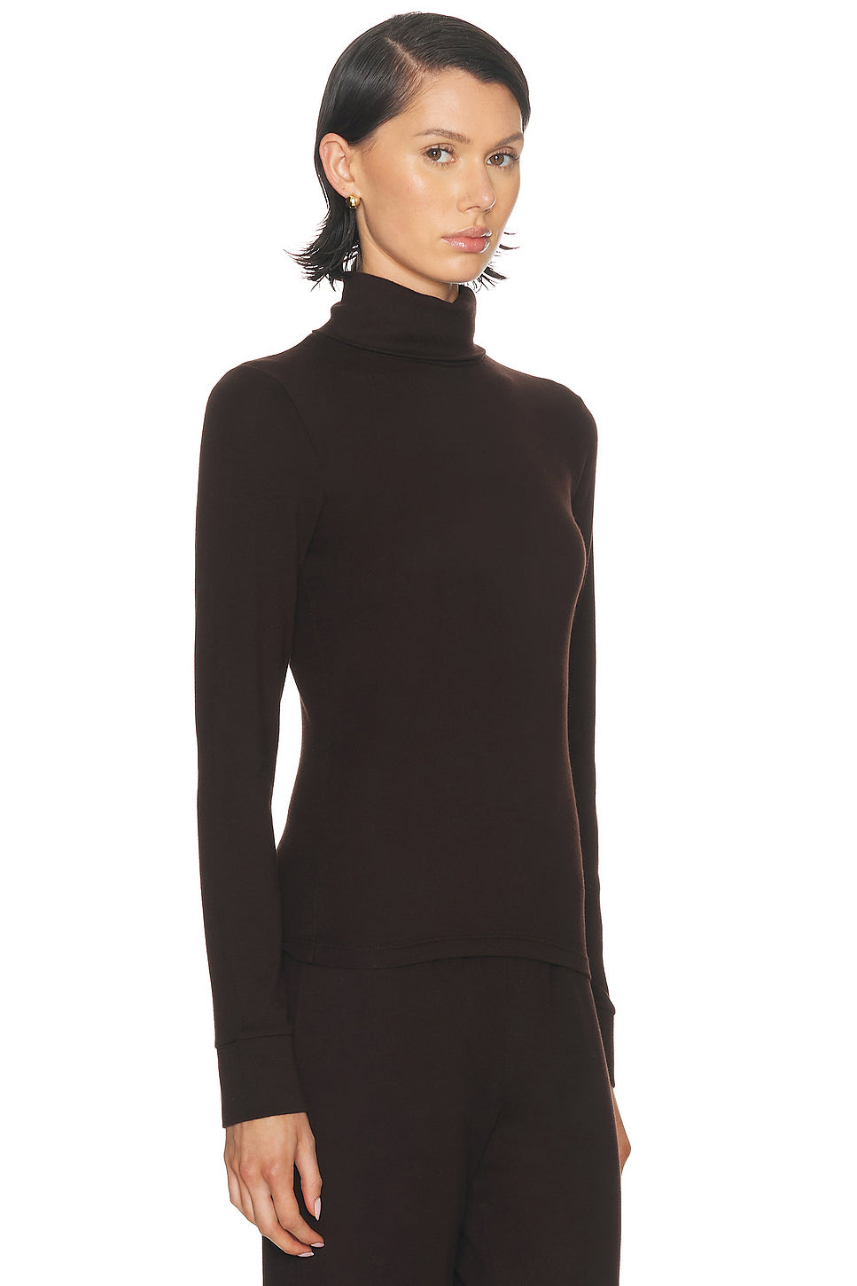 The Baby Rib Turtleneck Top
