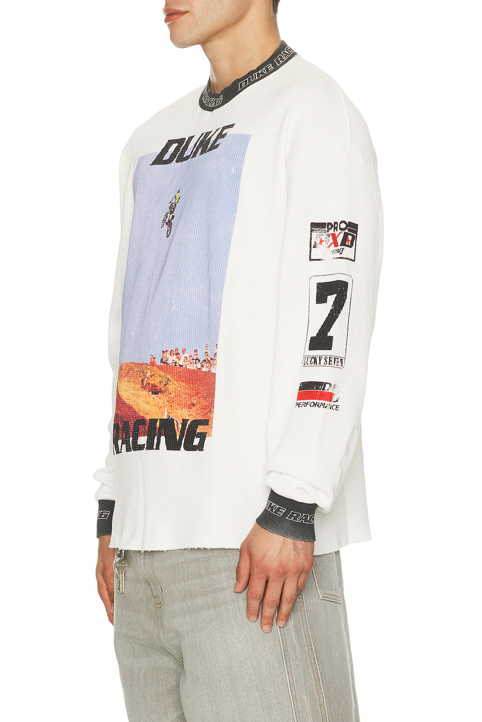 Motorcross Waffle Long Sleeve Tee