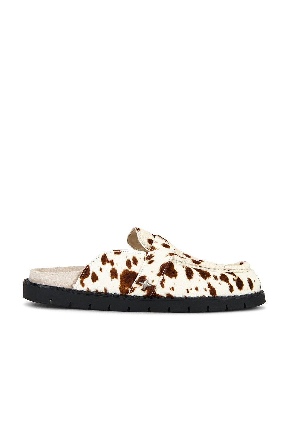Winston Brown Cow Mule