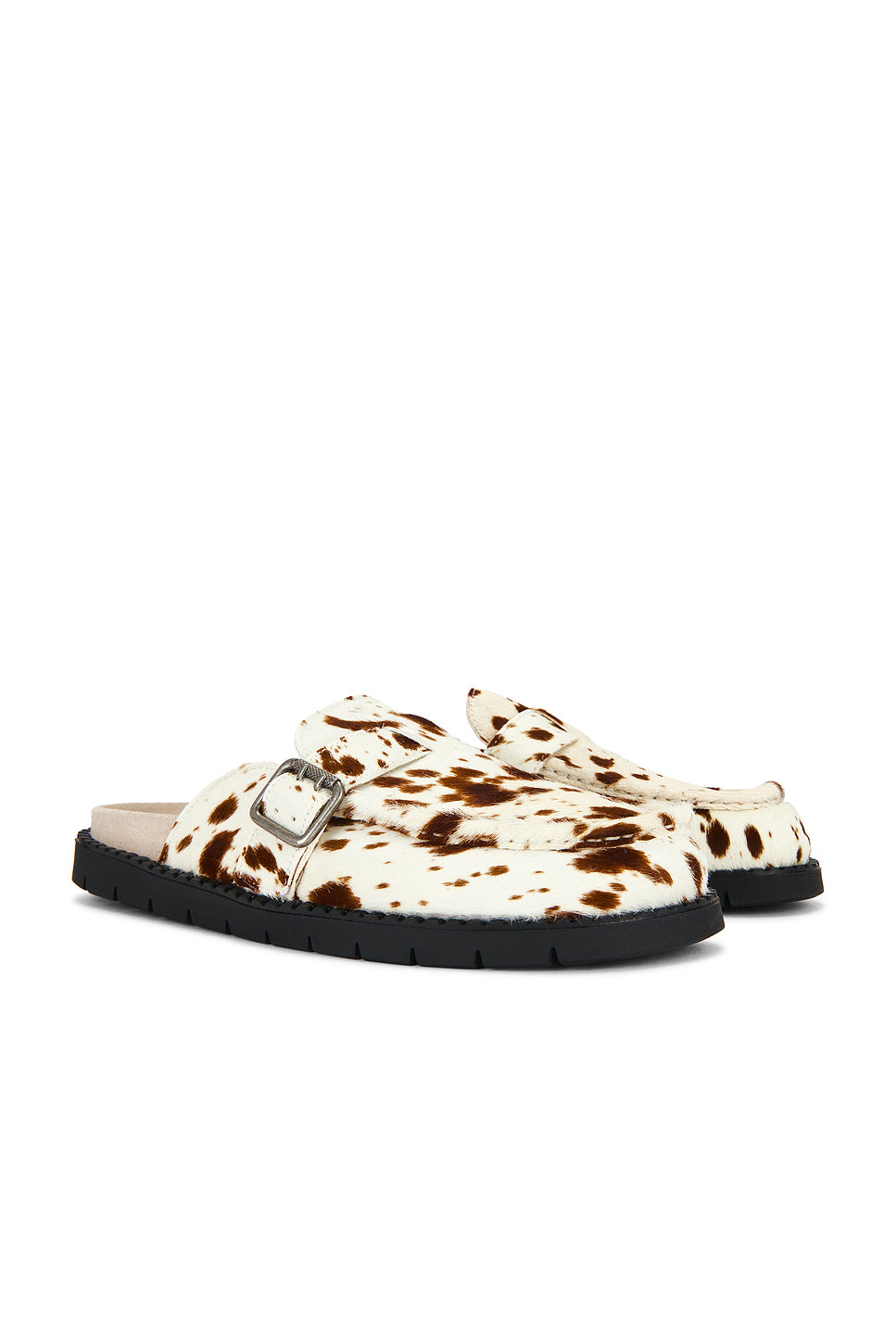 Winston Brown Cow Mule