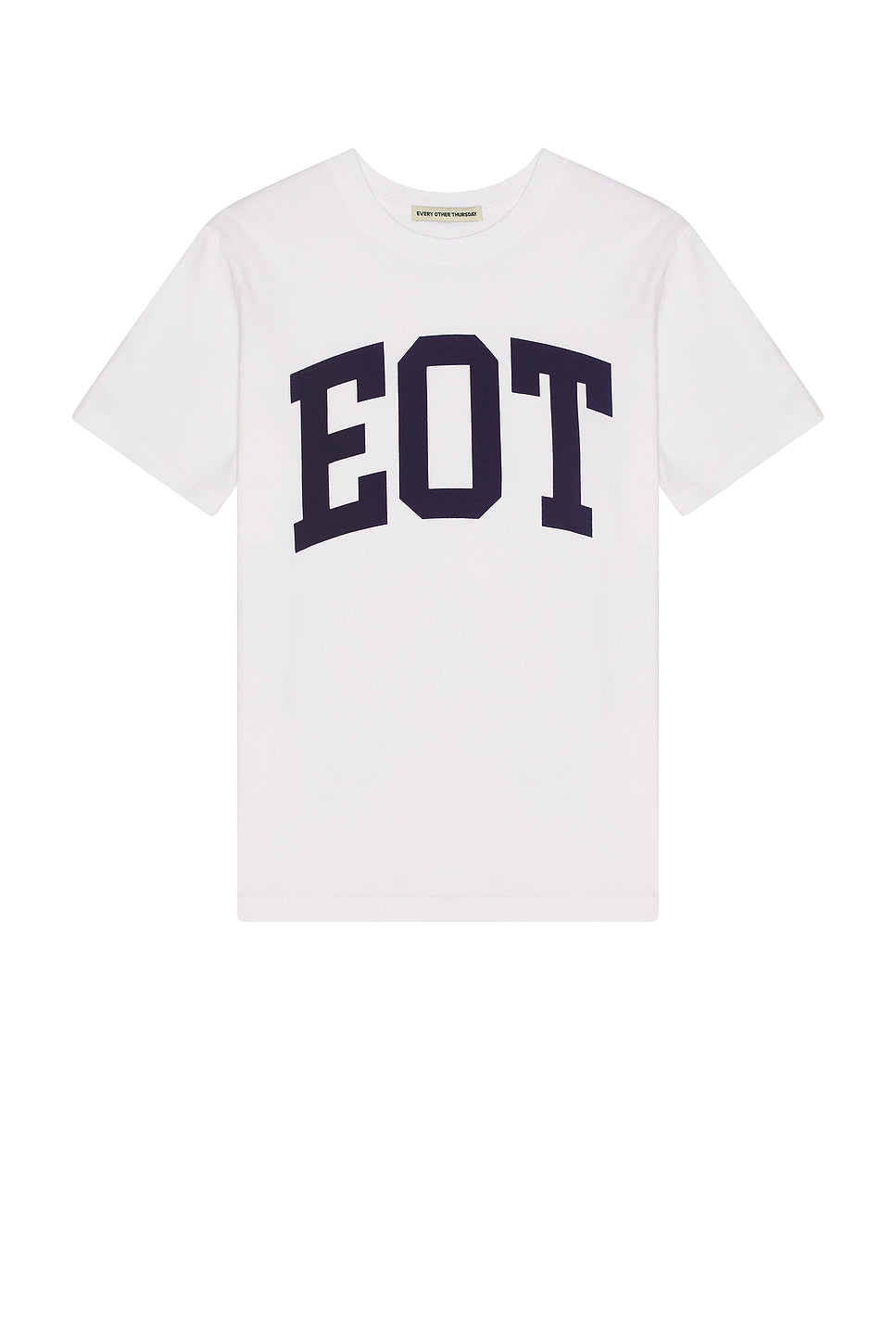 Garment Dyed Collegiate Logo Tee