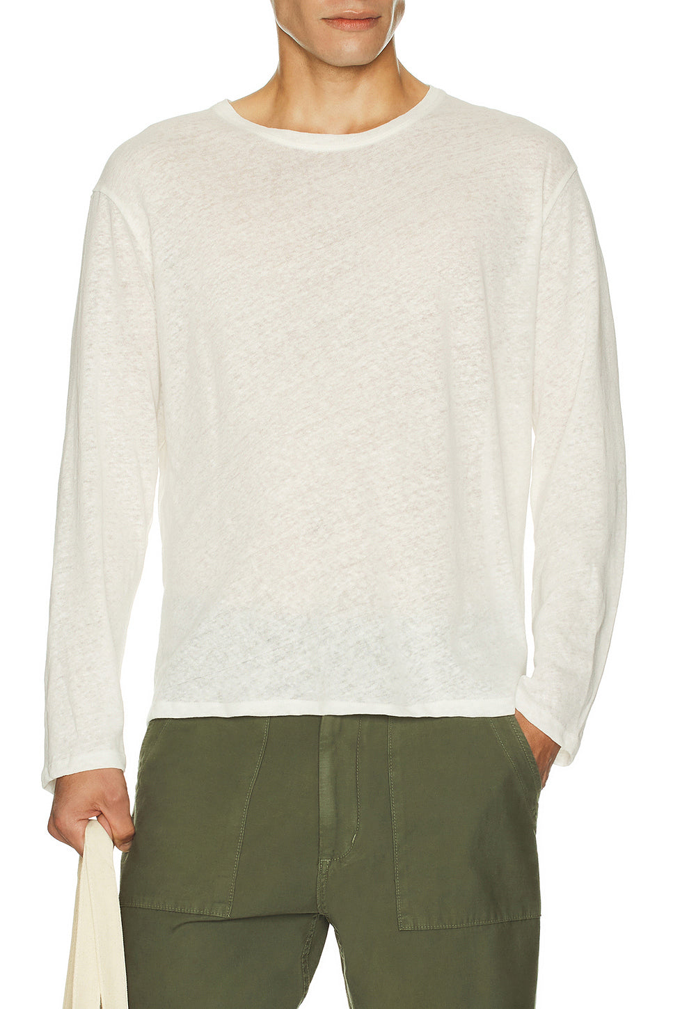 Long Sleeve Drape Tee