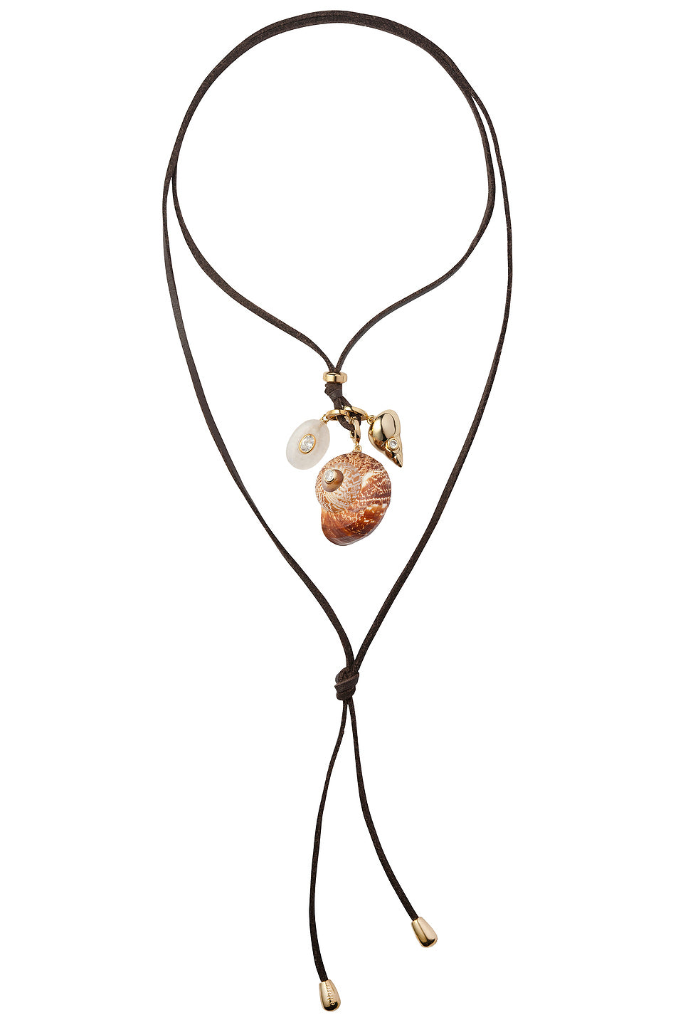 Area Charm Wrap Necklace