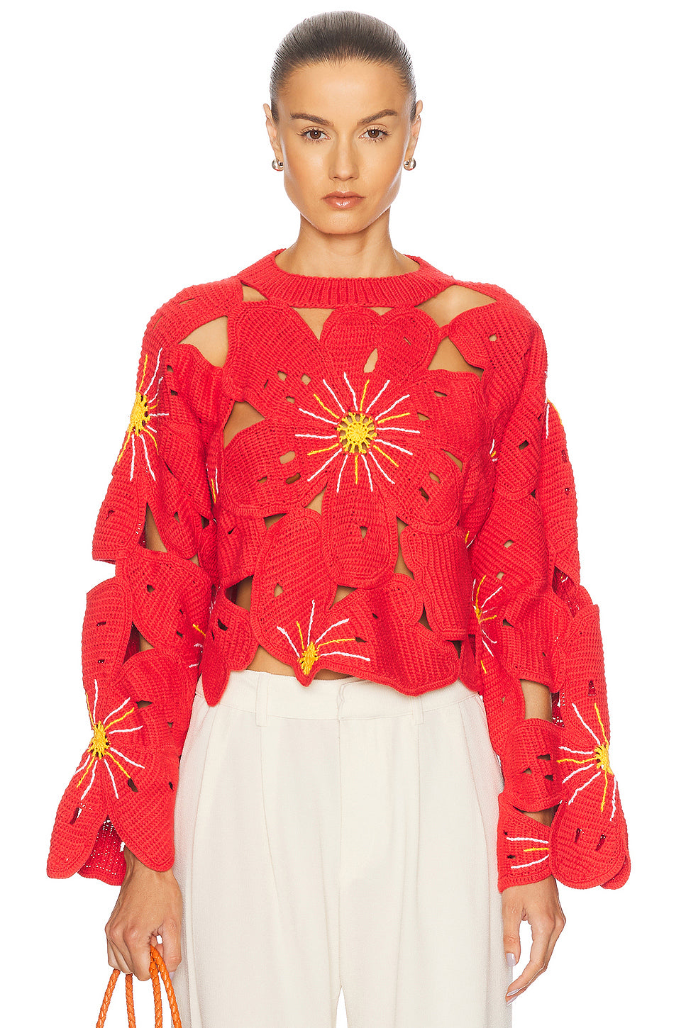 Flower Pullover Sweater
