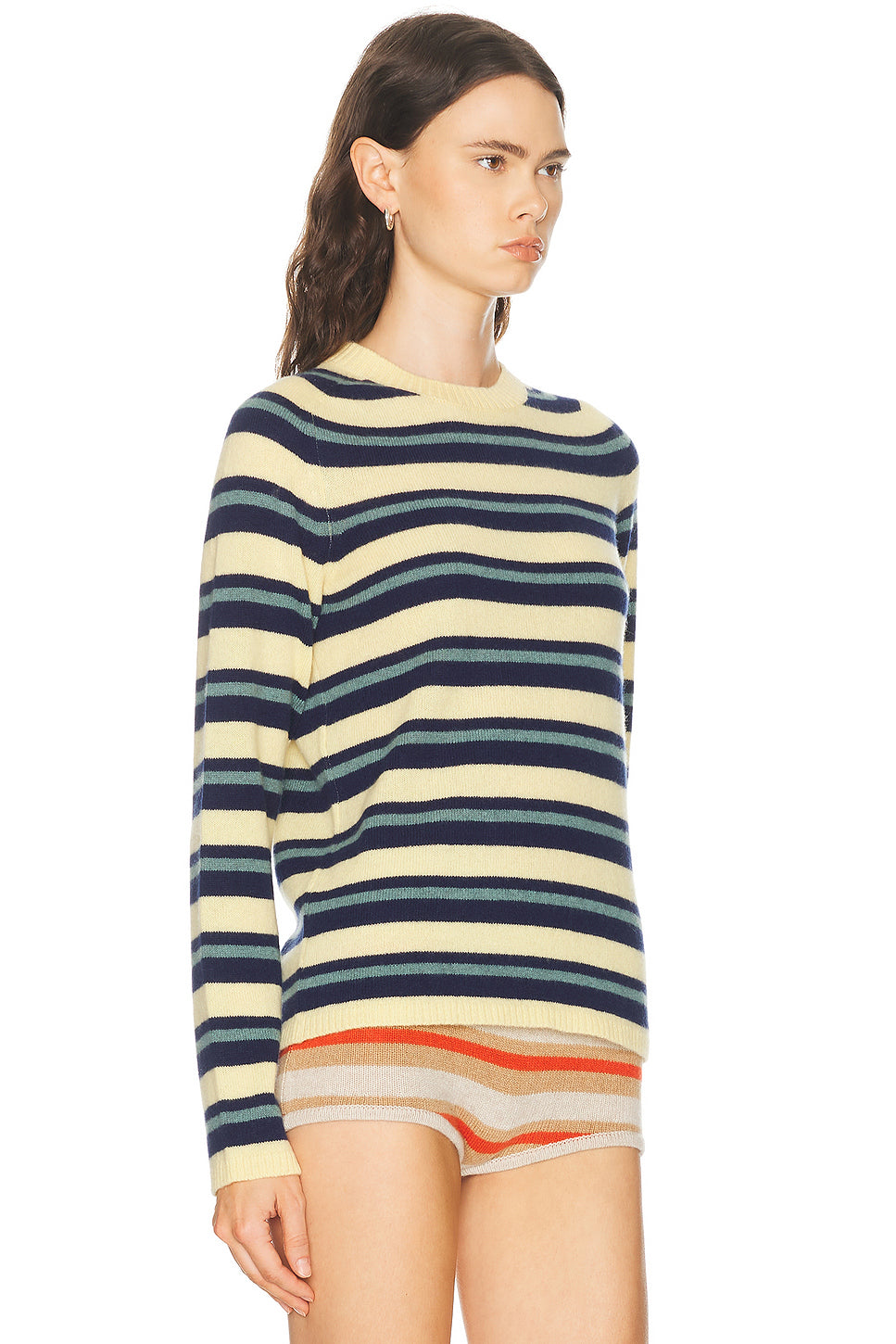 Laurel Stripe Crew Sweater