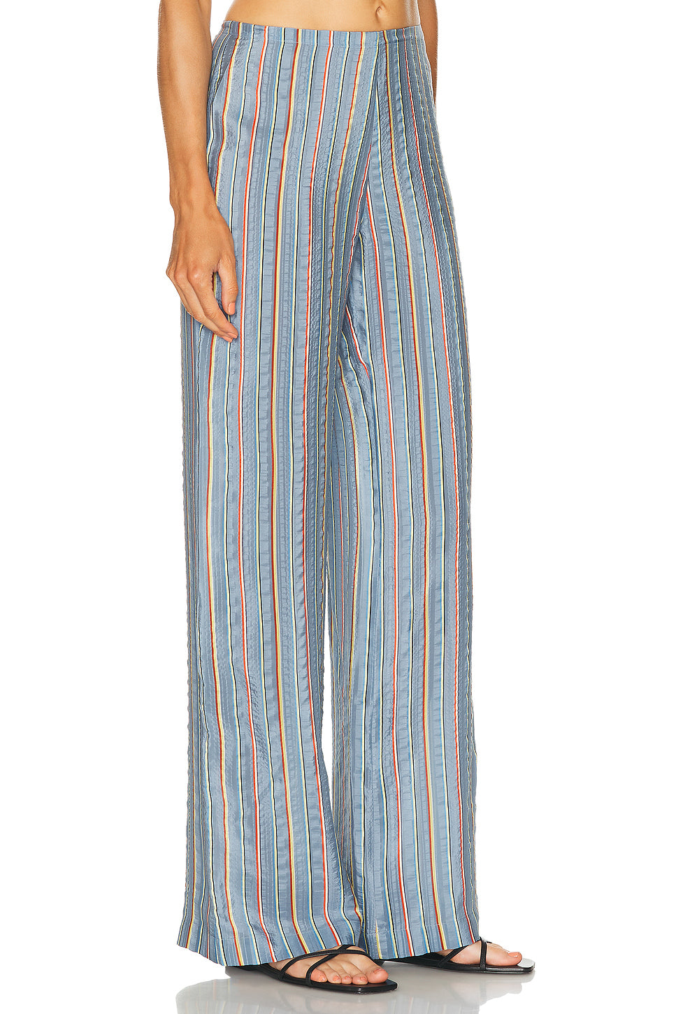 Striped Zip Pant