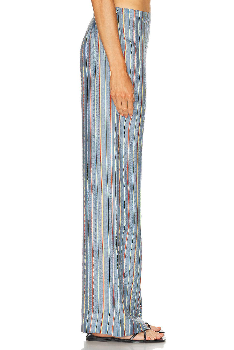 Striped Zip Pant