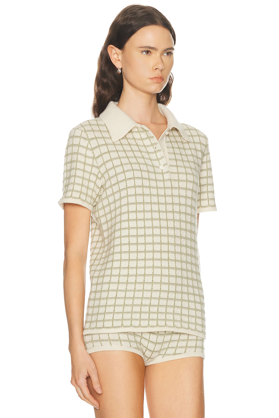 Ida Checkered Polo Shirt