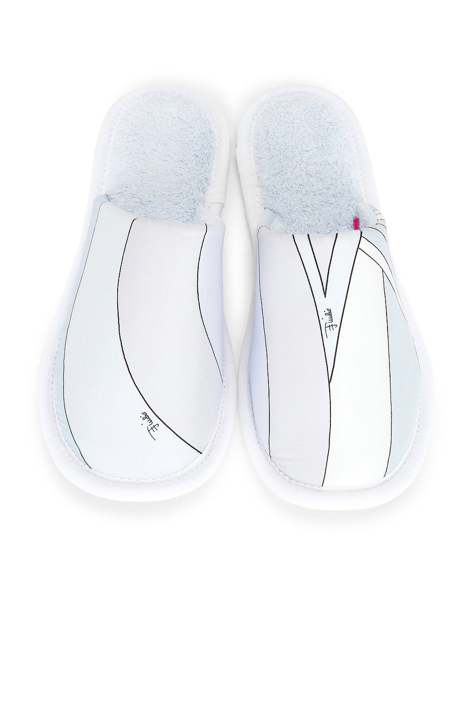Silk Twill Slippers