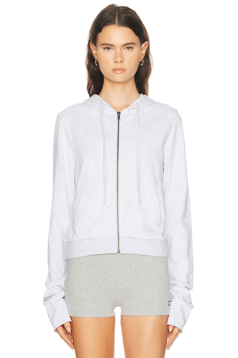 Cropped Zip Up Jacket