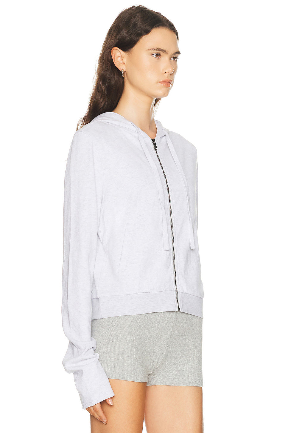 Cropped Zip Up Jacket
