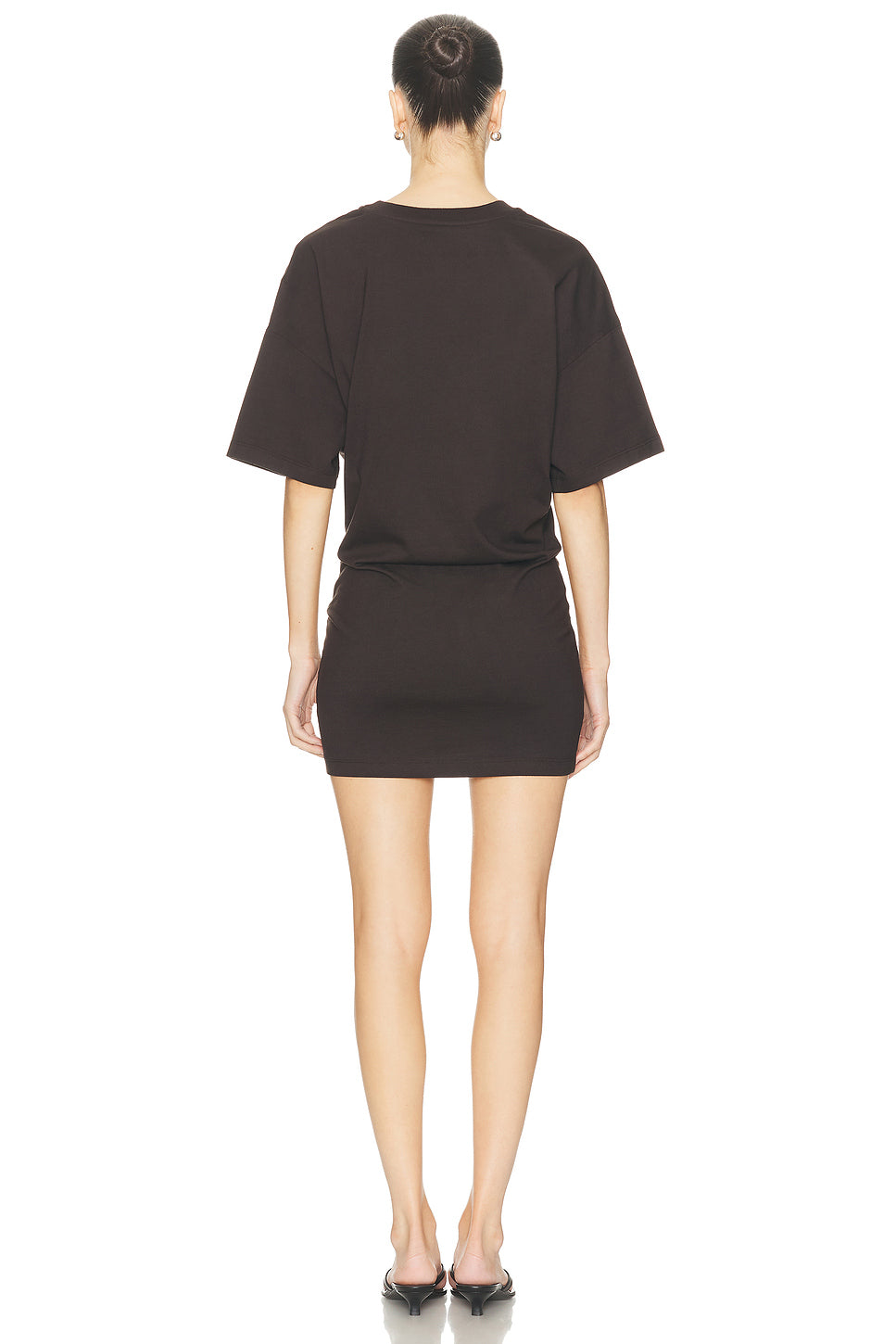Short Sleeve Supima Curve Mini Dress
