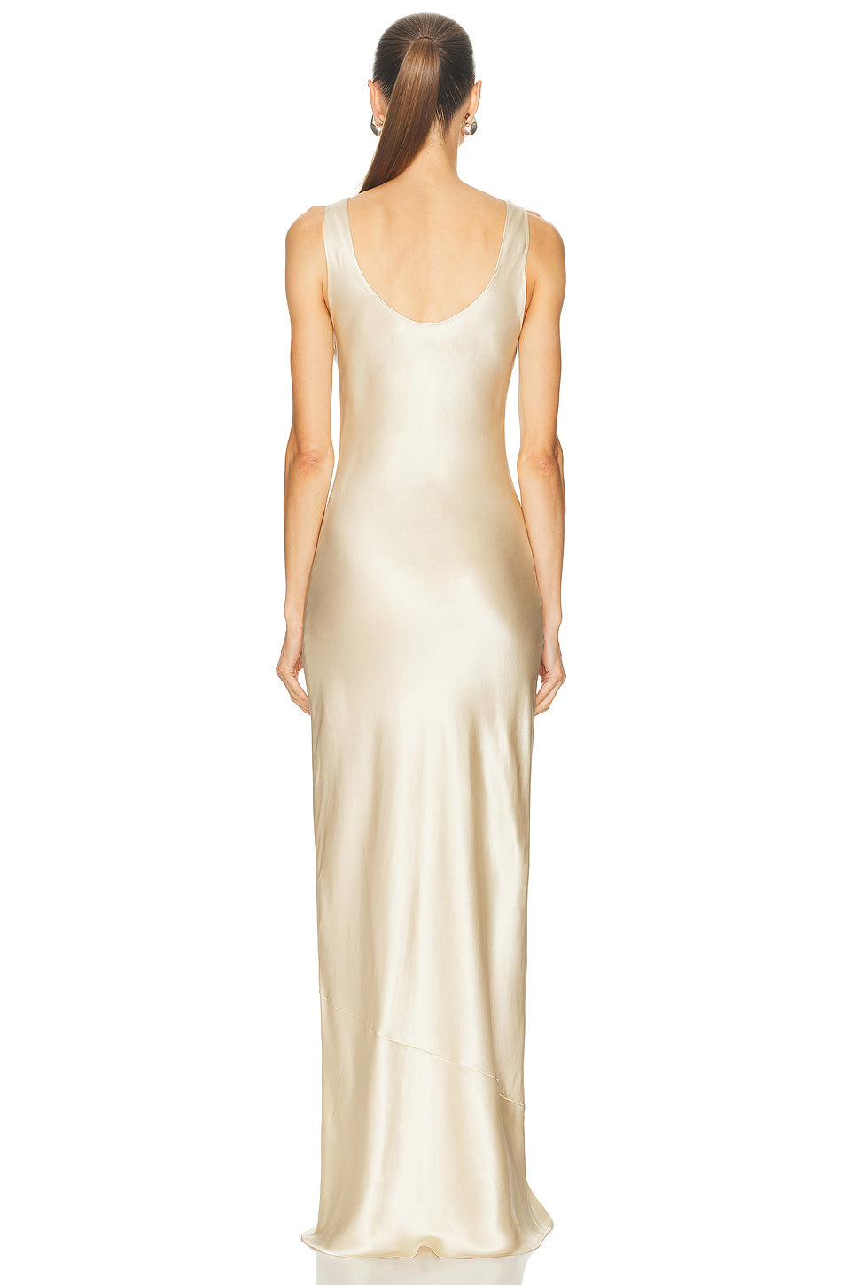 Silk Satin Tank Dress